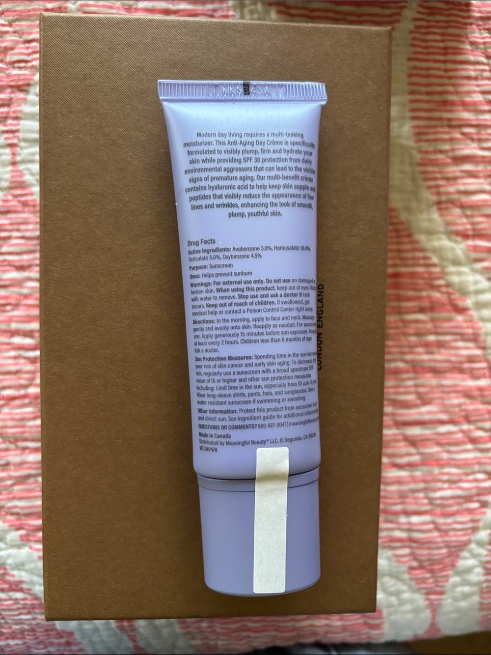 Meaningful Beauty Lavender Anti-Aging Day Crème SPF 30 - Picture 2 of 5